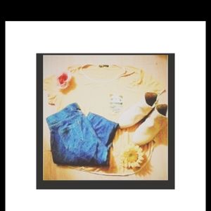 Woman's yellow mustard shirt